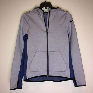 Girls Purple Nike Sportswear Tech Fleece Hoodie